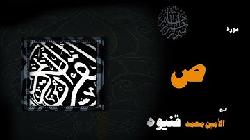 القران الكريم بصوت الشيخ الامين محمد قنيوة | سورة ص