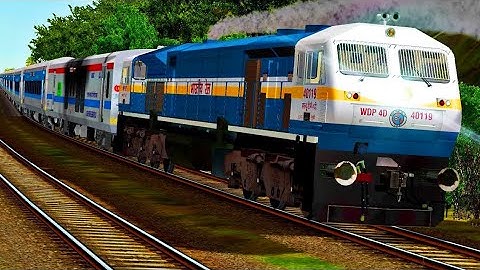 Wdp4d hauled kalka new delhi shatabadi express msts open rails || indian railways||