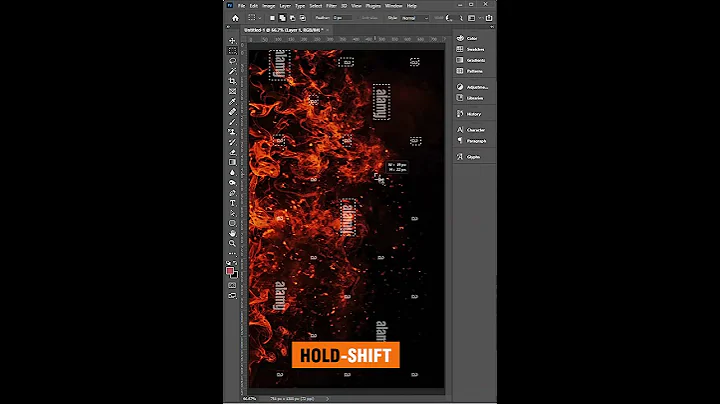 Remove Watermark in Photoshop 2024 | Short Photoshop Tutorial #short #photoshop #tutorial #photo
