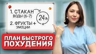 Как БЫСТРО похудеть на 6-10 кг за месяц? Подробный план