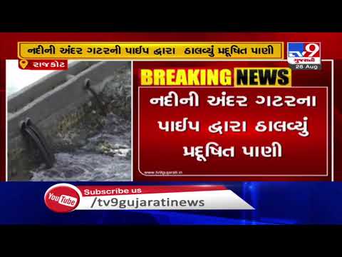 Rajkot: Polluted water being released into Bhadar river, GPCB yet to take any action  | TV9News