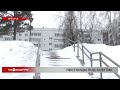 Из-за снега и льда многие лестницы в Иркутске превратились в горки