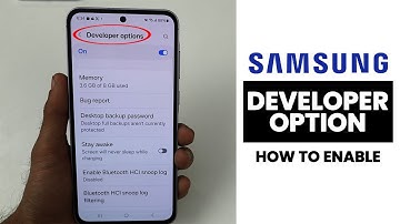 How to Enable Developer Options (Mode) On Samsung Galaxy Phone