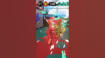 Rainmaker Triple Kill Splatoon 3 Gameplay