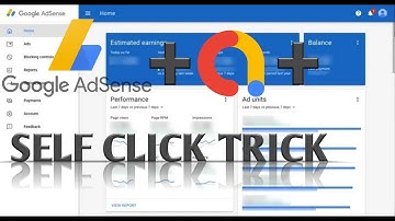 Admob new self click trick