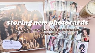 : storing new photocards #47; billlie, aespa, triples & more .  