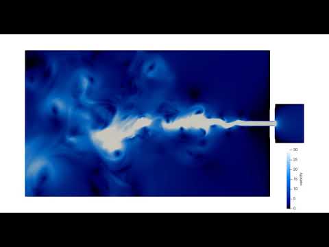CFD - Aero-acoustic simulation of flow through a slot