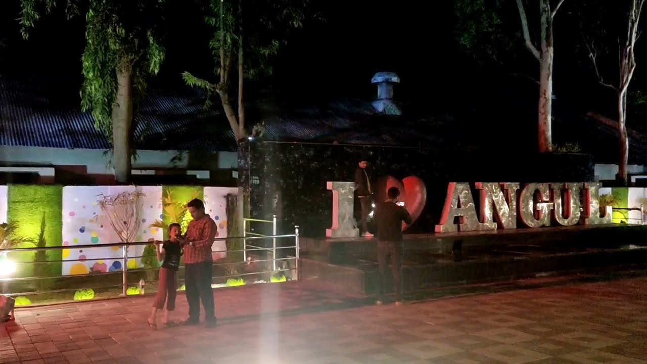 Night View of Angul /I LOVE ANGUL/SELFIE POINT