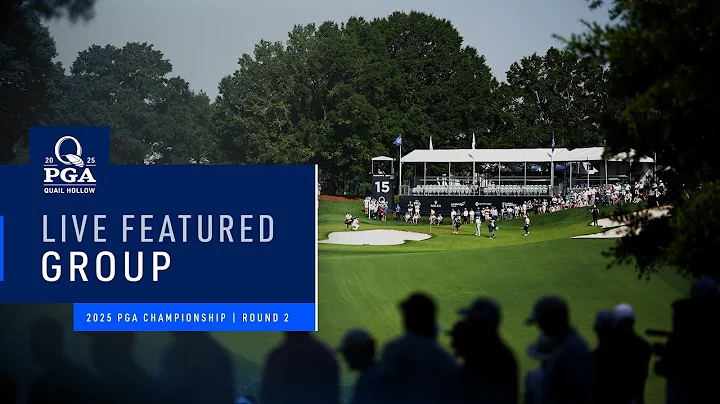 LIVE | DeChambeau, Hovland, Woodland | Featured Group 4 AM | Round 2 | 2025 PGA Championship