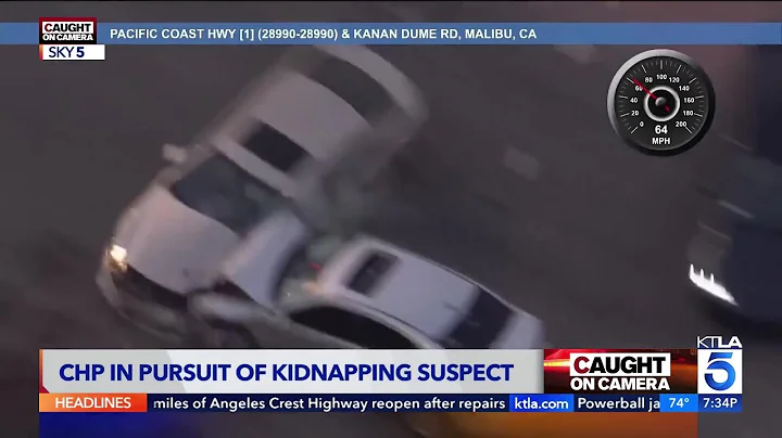 Pursuit of Kidnapping, Carjacking Suspect Ends in Violent Crash - Caught on Camera