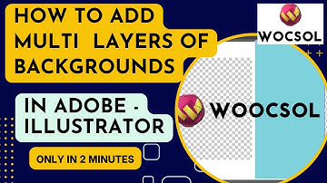 how can we add multiple background layers in adobe illustrator project