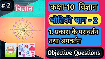 1.प्रकाश के परावर्तन तथा अपवर्तन #2 वस्तुनिष्ठ प्रश्न उत्तर,Vvi Objective Questions of physics chap1