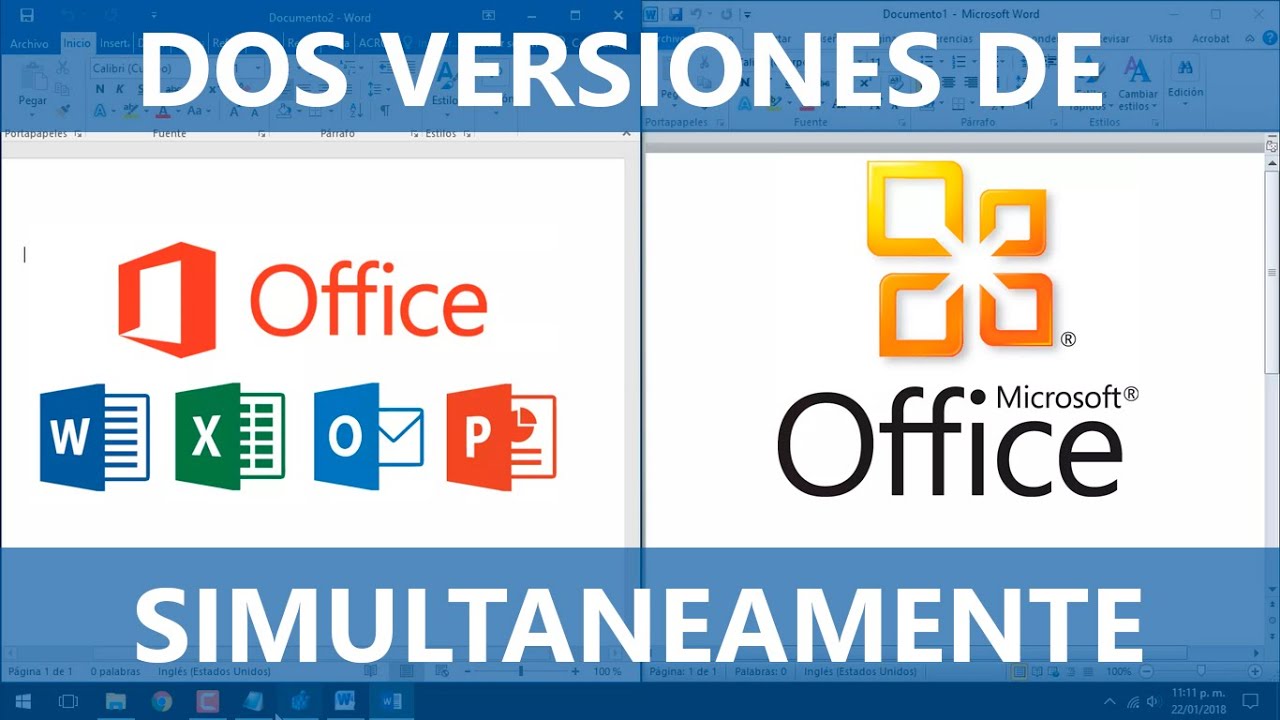 Instalar 2 o más versiones de Microsoft Office en la misma PC - YouTube