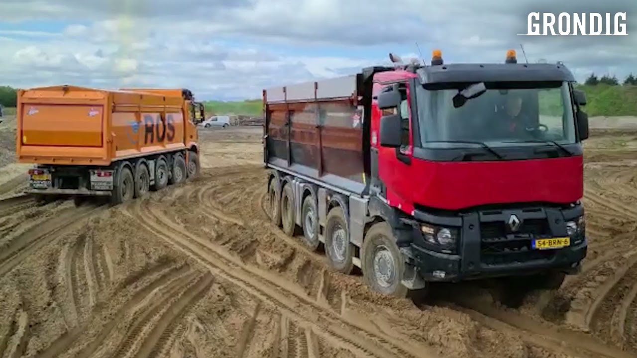 New Testrijden met een 10x8 kipper