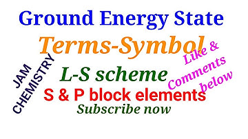 Russel-Saunders terms symbol(L-S coupling) part-1, IIT JAM TIFR CSIR NET GATE CHEMISTRY