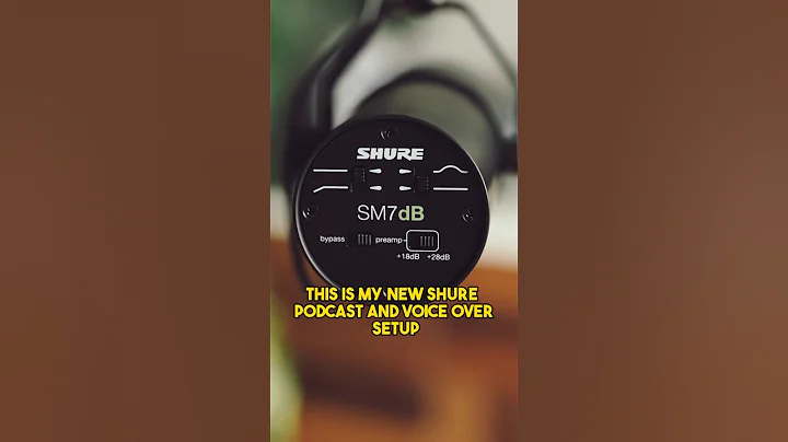 Shure SM7dB - my new podcast and voice over setup
