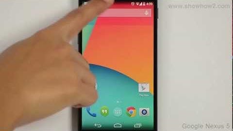 Google Nexus 5 - Turn On Airplane Mode From Notification Area