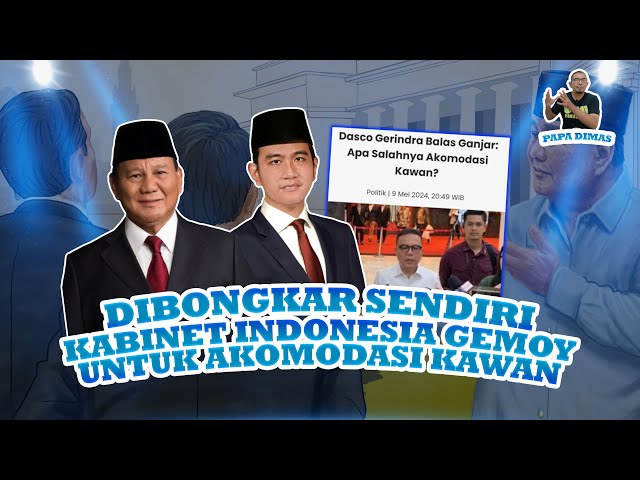 Papa Dimas: JEDER! KABINET GEMOY PANIK, DISENGGOL GANJAR MALAH BONGKAR SENDIRI SOAL AKOMODASI KAWAN? class=