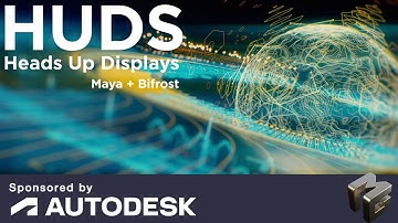 Holographic Heads up display Bifrost workflow in Maya