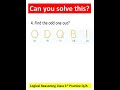 Class 1 Logical Reasoning/ Olympiad Exam preparation/#shorst #shortsvideo #shortsviral