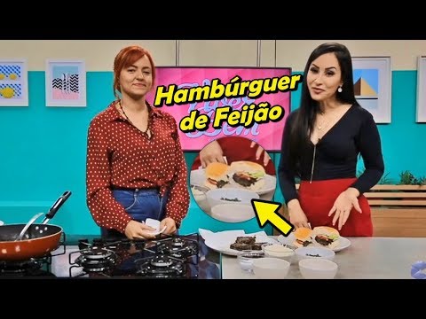 🍔Receita de Hambúrguer Vegano de Feijão