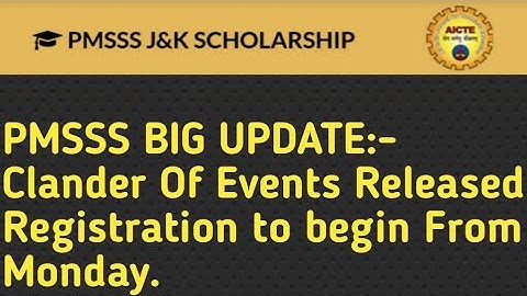 JKPMSSS2021-22/Calendar of Events Released By PMSSS/Registration To Begin From Monday/South Boy