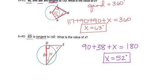 Geom 12.1a Tangent Lines