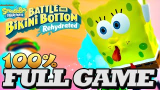 Spongebob Squarepants: Battle For Bikini Bottom Rehydrated | Full Game | 100% Walkthrough