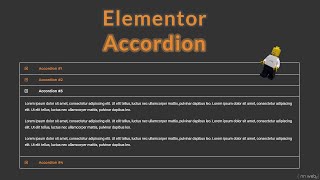 Elementor Elements - Accordion | Explained