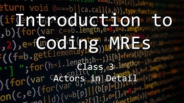 Introduction to Coding MREs Class 3