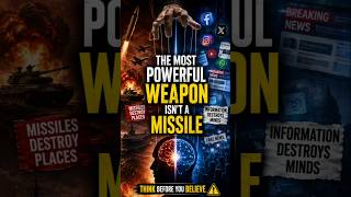 The Most Powerful Weapon Isn't a Missile | Information Warfare Explained most powerful weapon