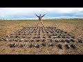 Shooting over 100+ Pigeons out of a HORSE BARN!!