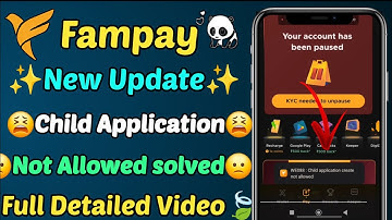 Fampay account paused me kyc kaise kare | Fampay KYC kaise kare account blocked hone par 2025