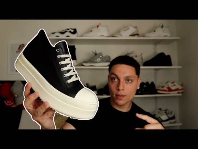 BETTER THAN RAMONES?! Rick Owens Mega Bumper Low Black Milk
