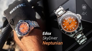 A ''happier'' Rolex Sea Dweller Deepsea for a 1/10 of the price! Edox Skydiver Neptunian Review