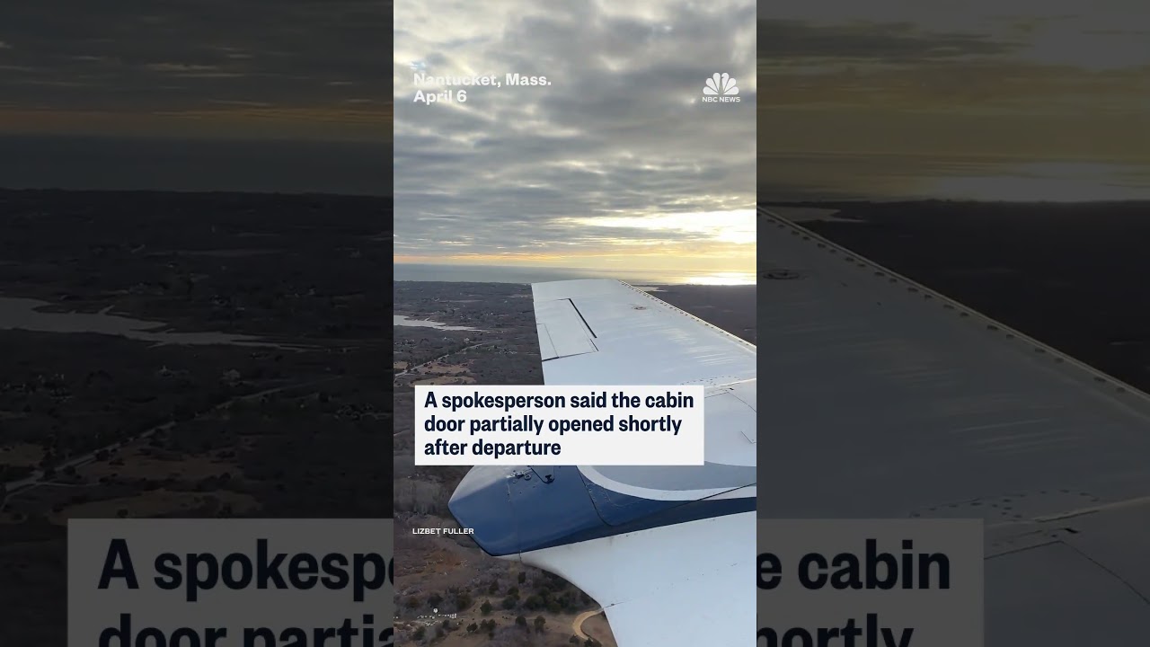 Cape Air plane returns to Nantucket after cabin door opens