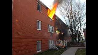 Newark Ohio Fire Department 2 Alarm Apartment Fire 967 Grafton Command View