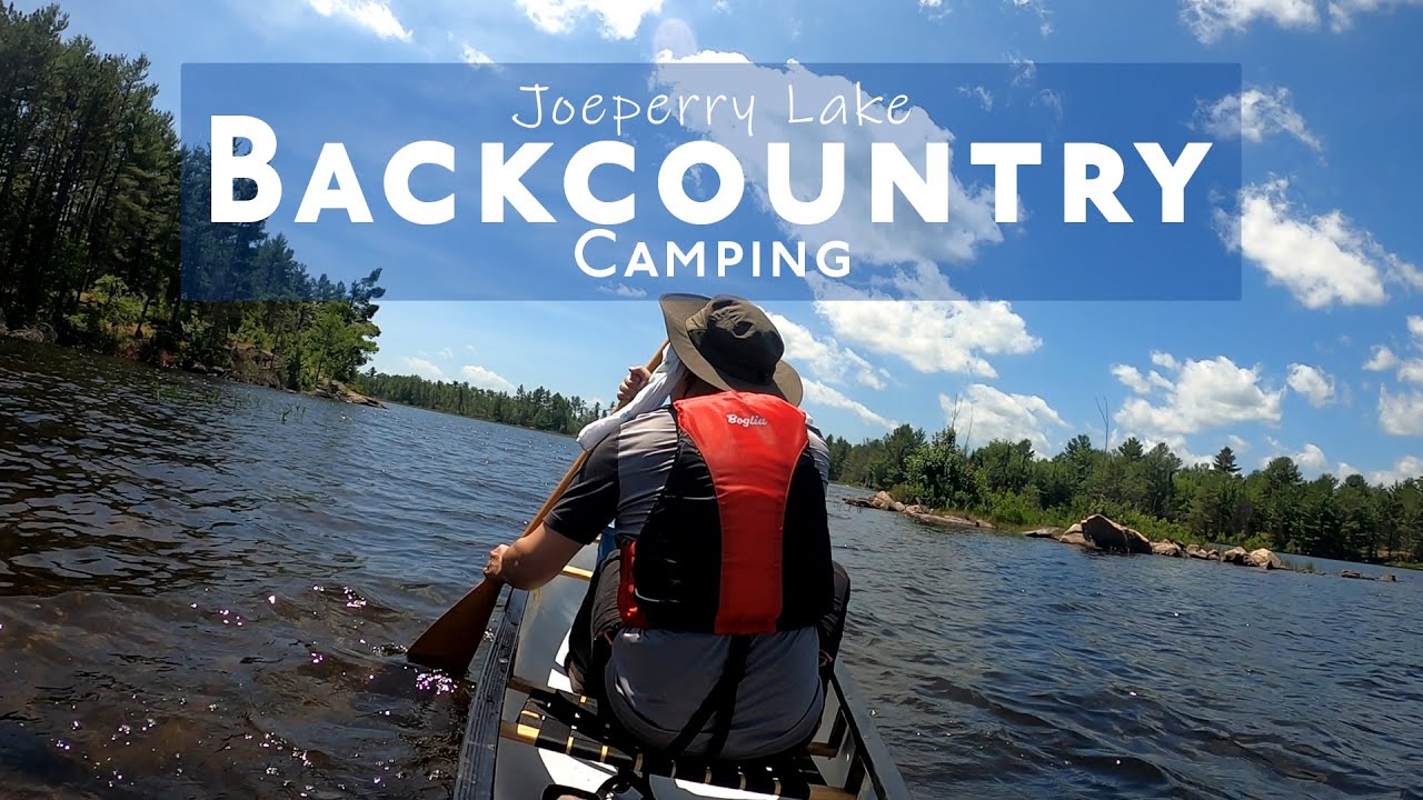Backcountry Camping at Joeperry Lake 🛶🏕️☀️ Bon Echo Provincial Park