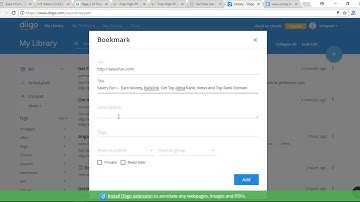 HOW TO BACKLINK ON diigo.com BY SAVESFUN.COM