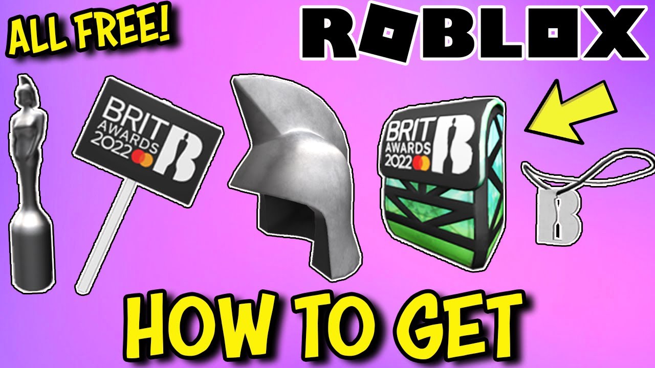 ROBLOX NEWS *5 FREE ITEMS* How To Get BRITs Sign, Helmet, Backpack, B
