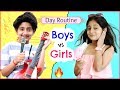 GIRLS vs BOYS - Day Routine | #Fun #RolePlay #Sketch #MyMissAnand