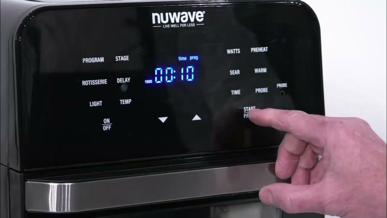 How Program Works NuWave 15.5QT Brio Model 38020 YouTube