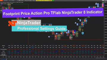 🎯 Footprint Price Action Pro TFlab NinjaTrader 8 Indicator - Professional Settings Guide