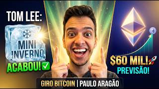 Tom Lee: Mini Inverno Cripto Acabou e ETH Pode Chegar a $60 Mil