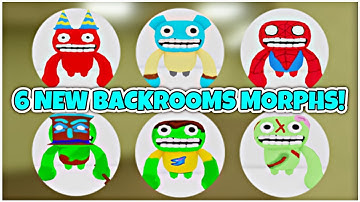 UPDATE 166 🟩 How to get ALL 6 NEW BACKROOMS MORPHS! (GARTEN OF BANBAN JUMBO JOSH) - Roblox