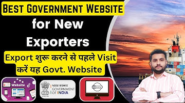 Best Government Websites for Export/Import business || Must Visit Exim websites for Beginner #govt
