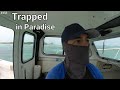 Rainy Weather in Bahamas Solo trip in a Crooked PilotHouse Boat Minn Kota Terrova Trolling Motor