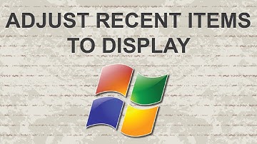 How to adjust the number of recent items to display in Windows 7 Jump Lists