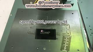 30W Fiber Cutting 0.44Cm Aluminum Sheet