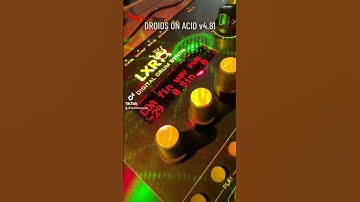 Droids On Acid v4.81 // Working out the Erica Synths LXR-02 Drum Machine with some Acid Techno